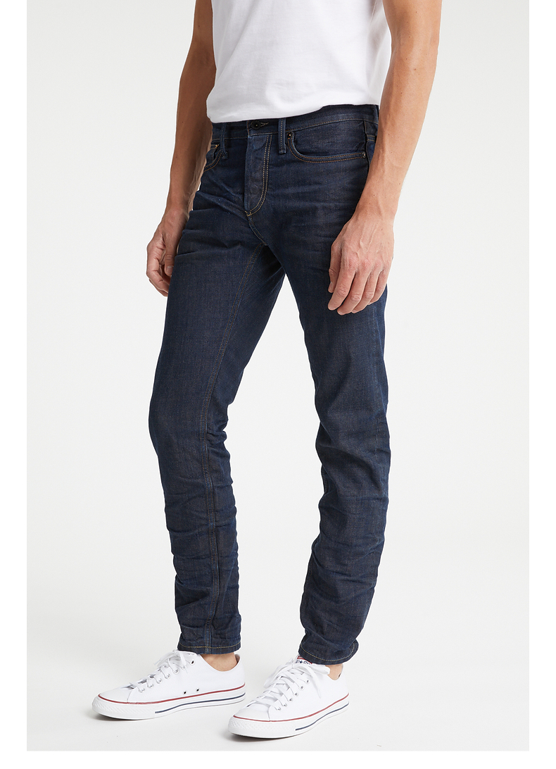 denham男士时尚潮流candiani面料意大利水洗复古做旧razor