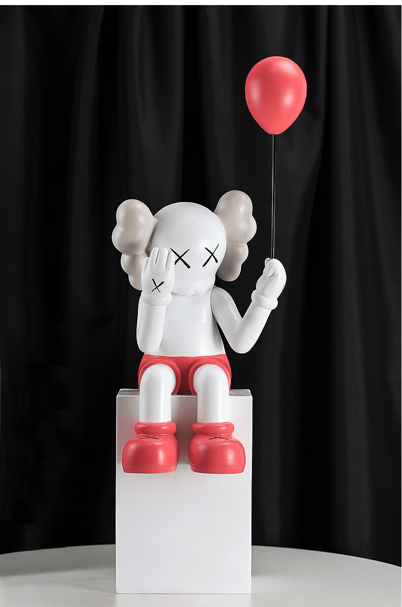 6015百德莱 大师设计高品质网红kaws公仔轻奢暴力熊大型落地客厅