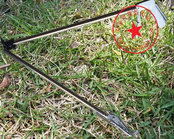 抓蛇钩套夹蛇长钳子黄鳝夹子加长养蛇勾捉埔蛇钩钳夹防蛇工具 加厚有