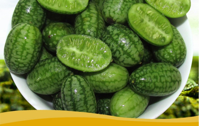 拇指西瓜佩普基诺绿瓤迷你小西瓜新鲜水果125g2盒