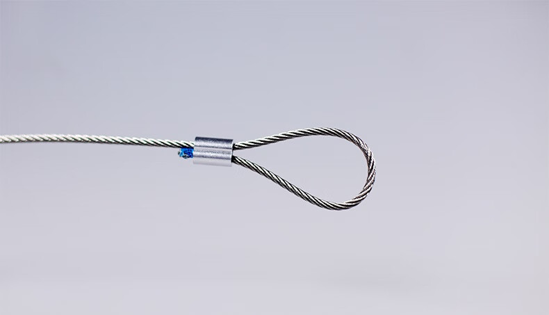 铝套铝夹头8字型铝套扣铝接头钢丝绳铝套卡头m2m3m4m5m6m8m10 m0.