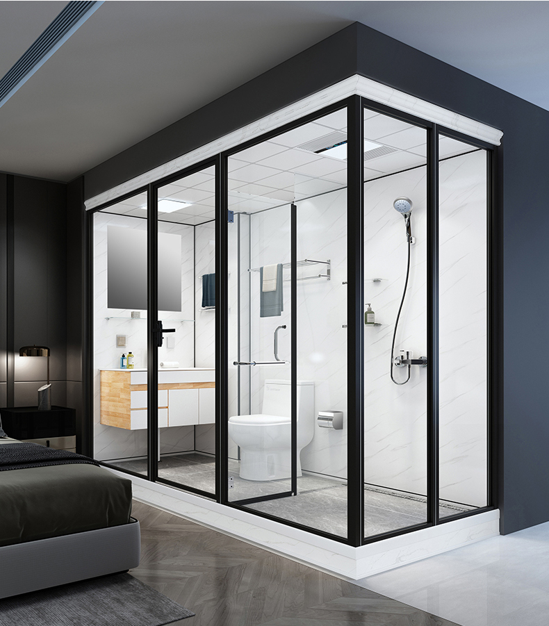 雅乐lm896整体卫生间一体式集成淋浴房干湿分离日式厕所宾馆宿舍浴室