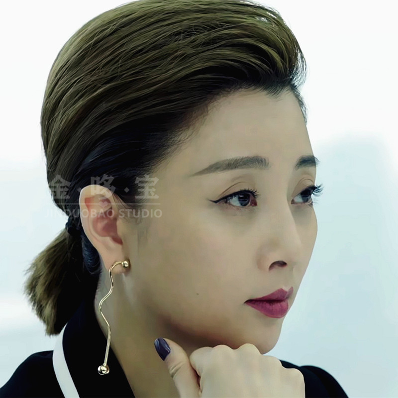 正青春吴谨言章小鱼殷桃林睿同款耳环女高级气质耳饰耳钉坠925银 款式