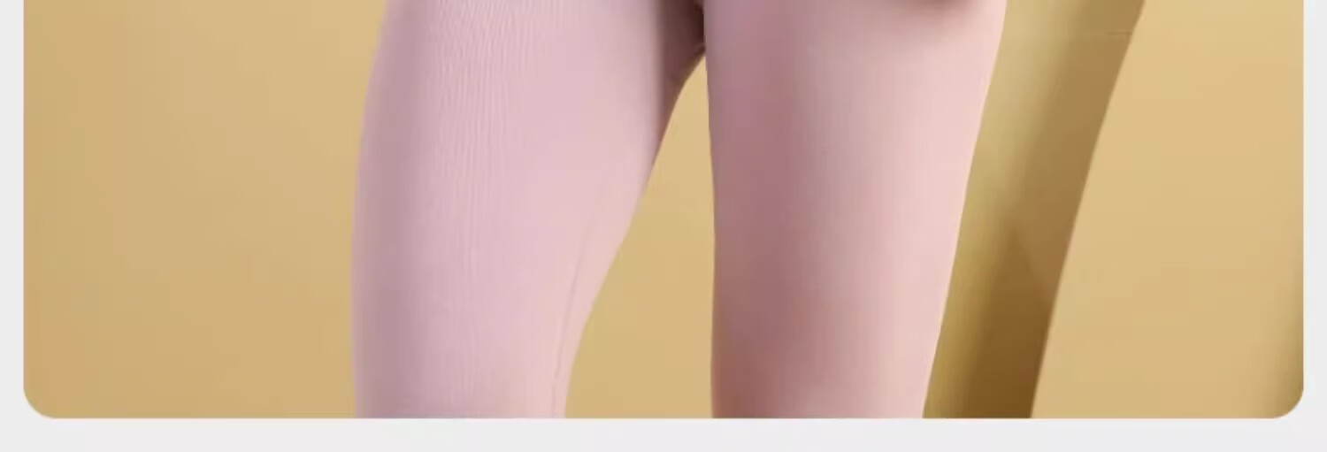 GRACEWELL Women's Pure Cotton Thermal Underwear Set Autumn Winter Cloud Feel Cotton Long Johns Light Pink XL 9