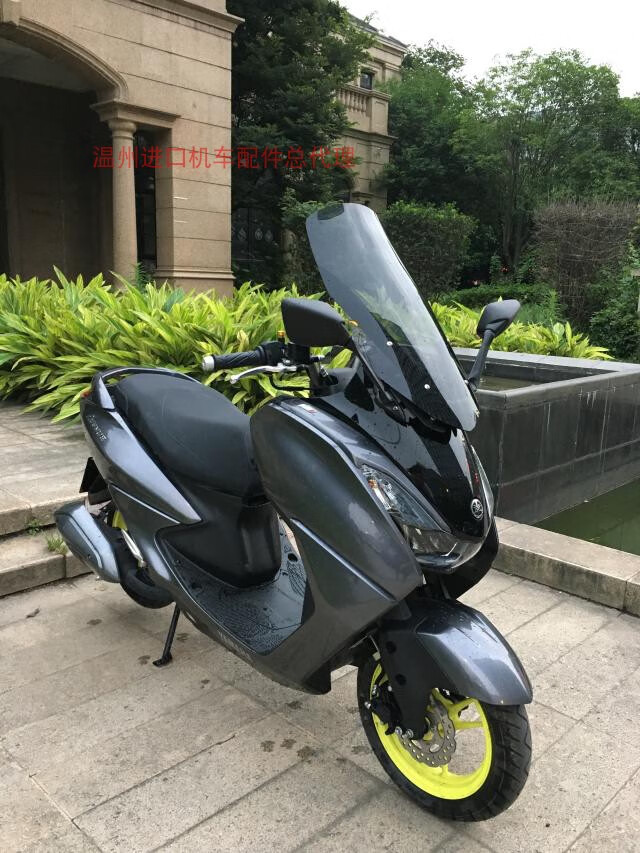 21-22款雅馬哈新巡鷹125 jym125t-3改裝風擋擋風玻璃前置後視鏡 帶