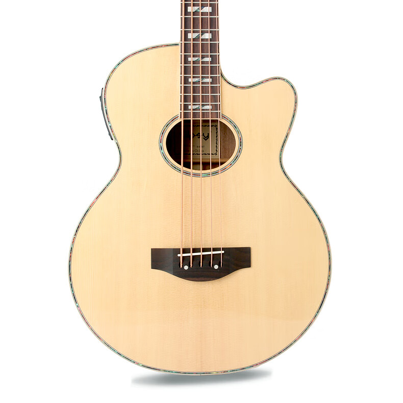 gipsyacousticbass免费刻字全单板木贝司箱贝斯民谣电箱36旅行便携电