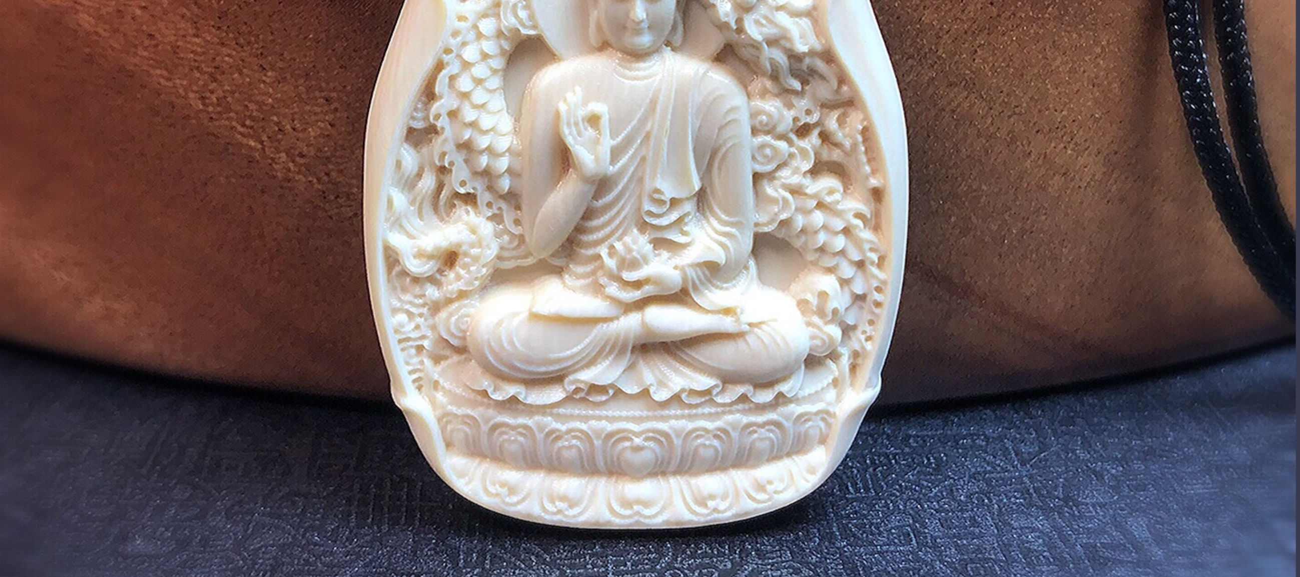 情冰5a级猛犸象牙 牙牌本命佛吊坠 十二生肖挂牌 守护神461牌 无事牌