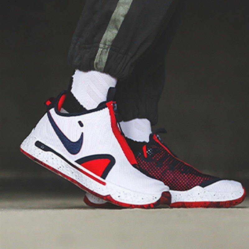 耐克nikepaulgeorgepg4保罗乔治4美国队蓝水滴泡椒黑白全明星国内版