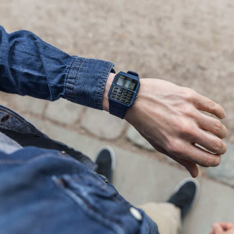 适用于定制卡西欧casio 绝命毒师老白 复古户外计算器手表男 ca-53wf