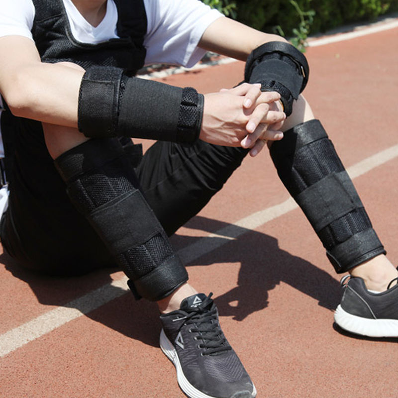 沙袋绑腿男负重绑手跑步铅块钢板腿部健身运动隐形包装备学生超薄绑腿