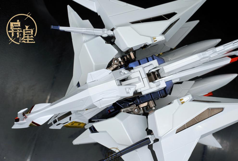 万代bandai高达大白鹅佩涅罗佩hg大白鹅电镀版电镀高达hg大白鹅万代