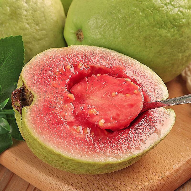 福建红心芭乐现摘红心番石榴软糯胭脂当季潘石榴新鲜香红色巴乐果水果