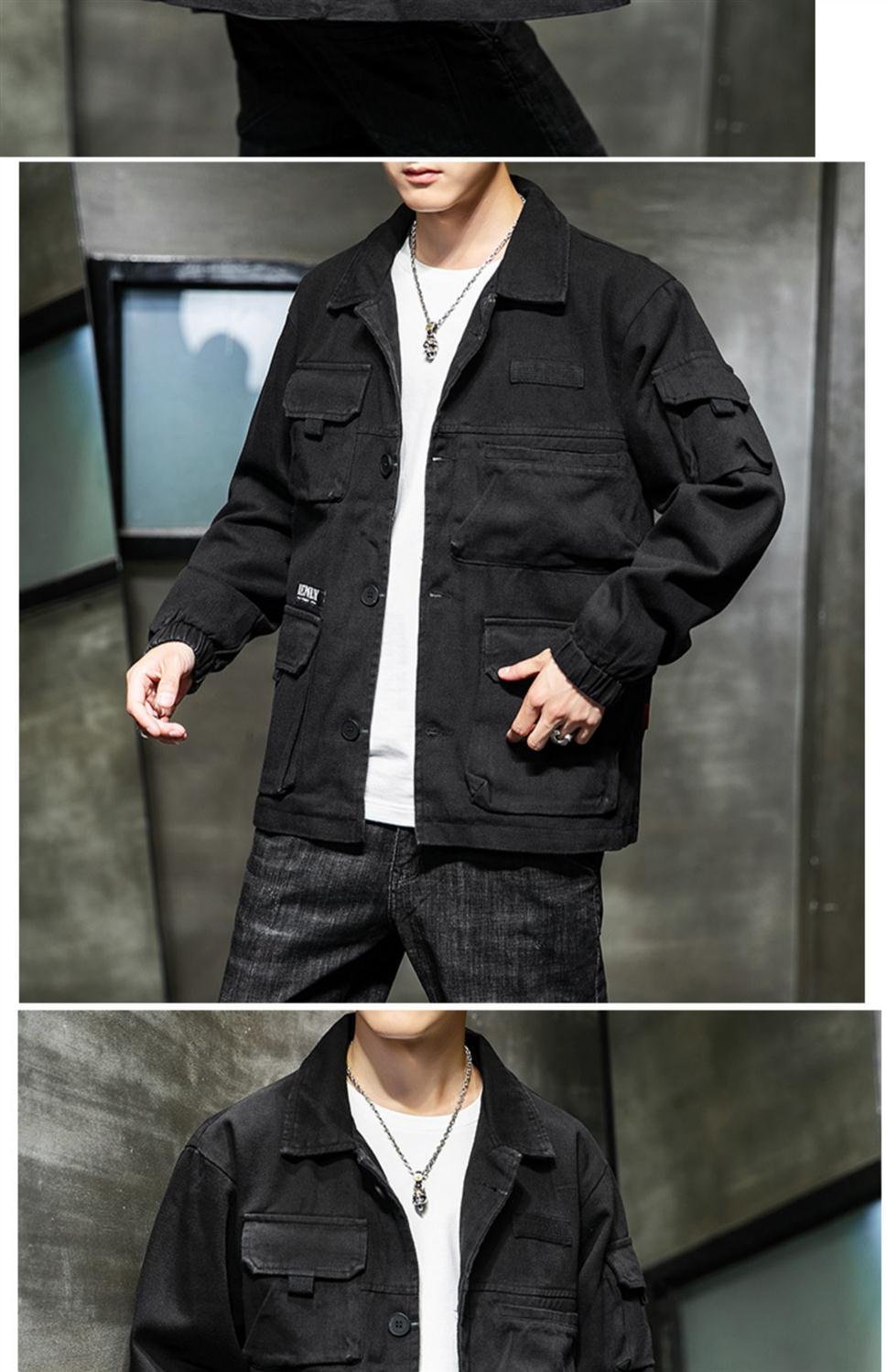 男装 夹克 金盾(jindun) 金盾(kin don)授权店铺外套男春秋军绿色工装