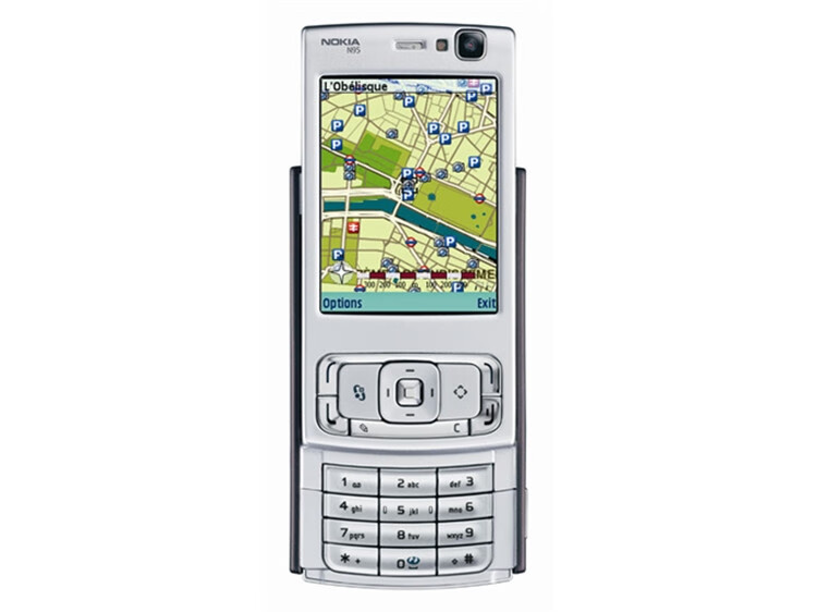 nokia/诺基亚 n95 经典收藏版双向滑盖拍照塞班按键蓝牙手机 黑色【一