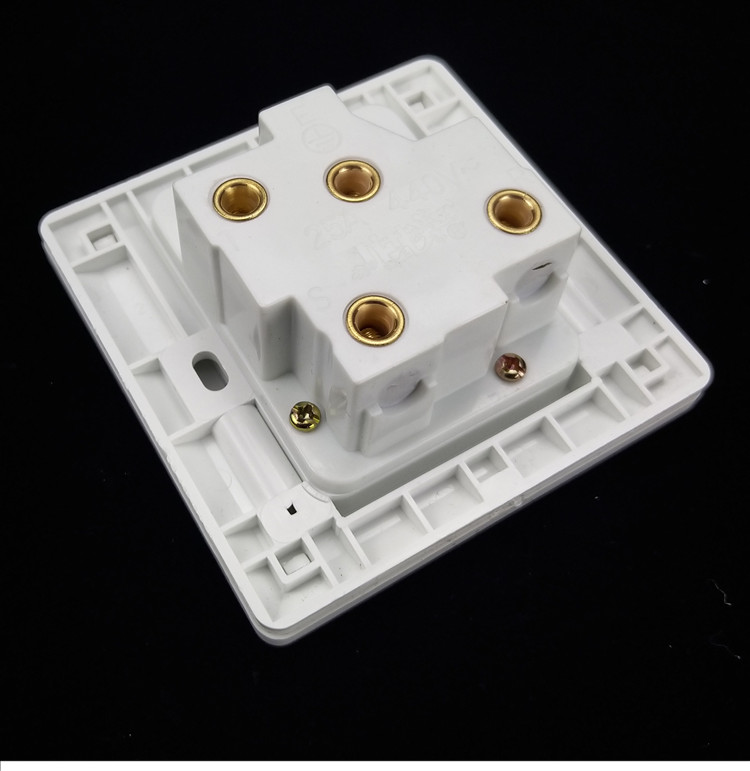 25a三相四线孔86型墙壁空调插座大功率4极工业电源插头380v440v25a