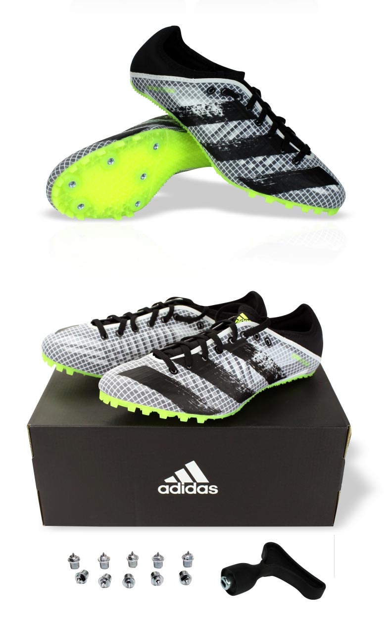 阿迪达斯adidas田径短跑钉鞋学生中考体考四项百米比赛训练跑步钉子鞋