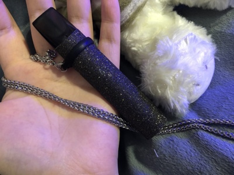 闪粉一代烟杆贴纸磨砂贴膜电子器烟relax杆悦客锐克四代 粉蓝 半透明