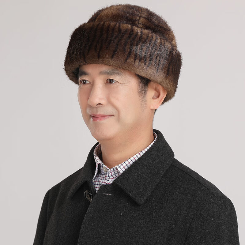 毡帽 男老人帽子男冬季中老年人保暖老头东北雷锋帽男士爸爸爷爷老人