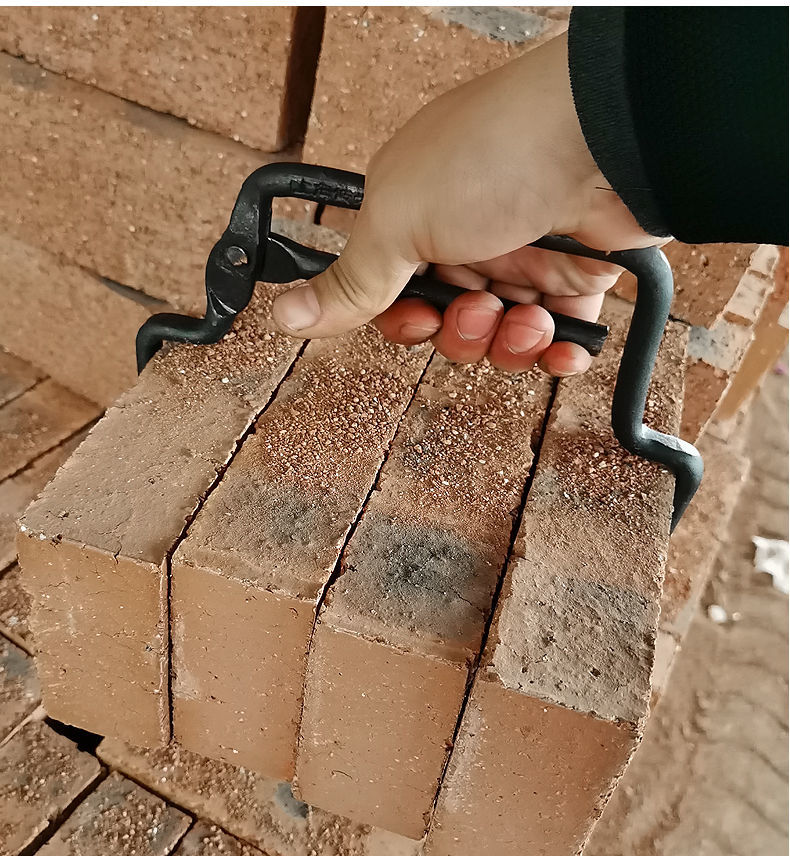 砖夹子红砖钳子大号加粗大力可调多功能搬砖神器钳工具提砖夹 12粗