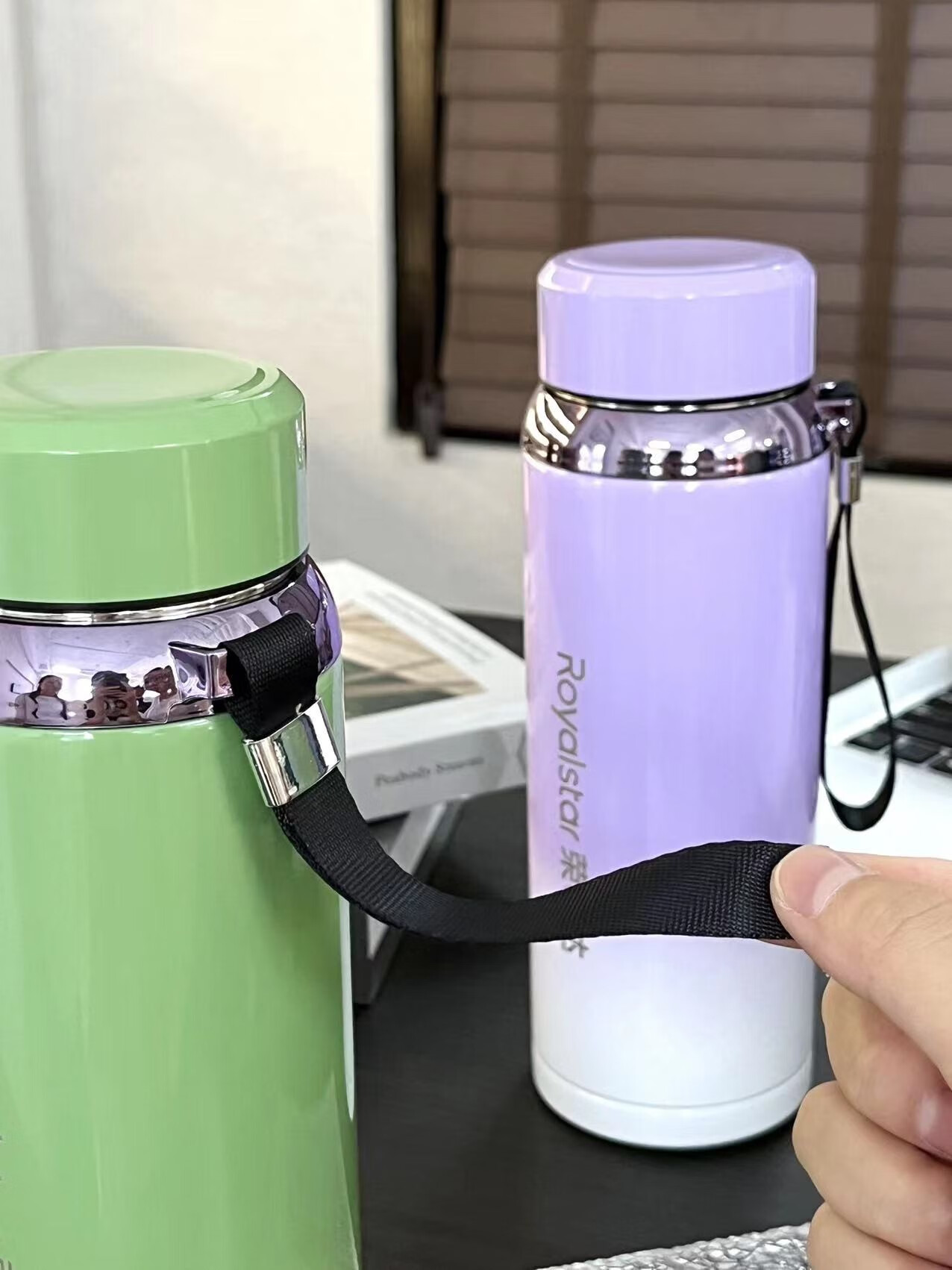 荣事达316空保温杯800ml冬季高颜值保温便携水杯不锈钢直饮杯抖音同款