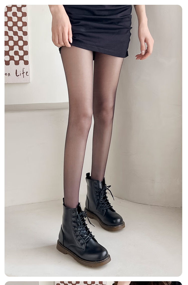 女士丝袜香港潮牌黑女薄款夏季0d黑丝隐形性感纯欲黑色连裤袜1条肤色