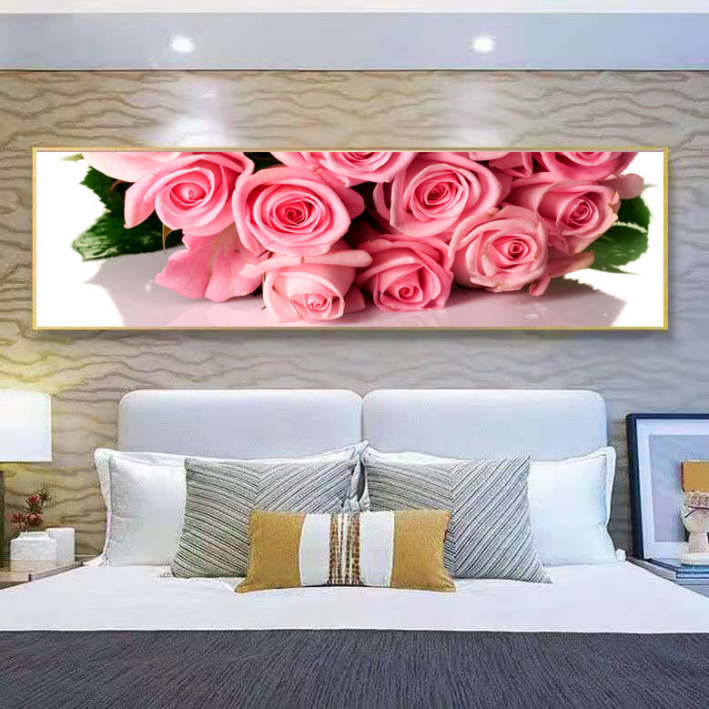 卧室画床头画温馨卧室装饰画夫妻主卧床头挂画现代简约横幅酒店房间