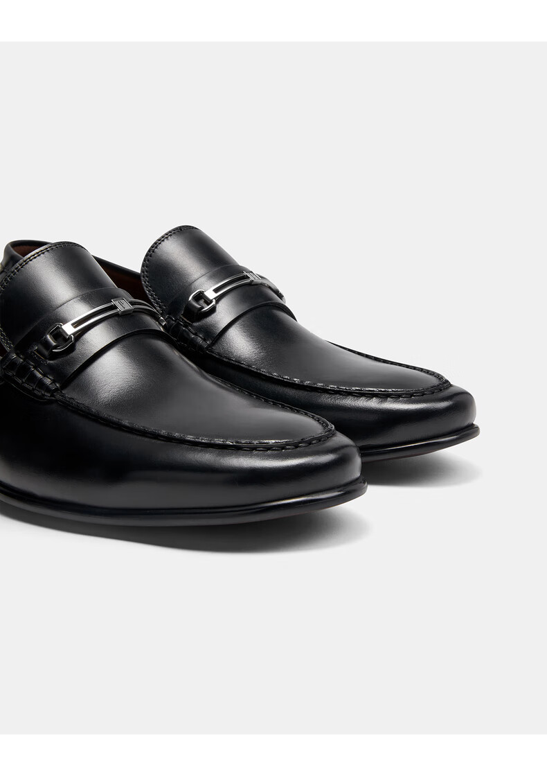 【春季新品】pedro男鞋男士马衔扣装饰皮鞋 正装鞋pm1-46600069 深啡