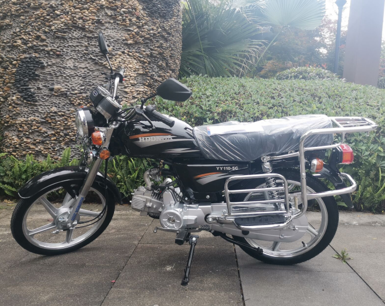 燃省油助力车jl70嘉陵建设款两轮摩托110c排量弯直梁老人代步外卖红色