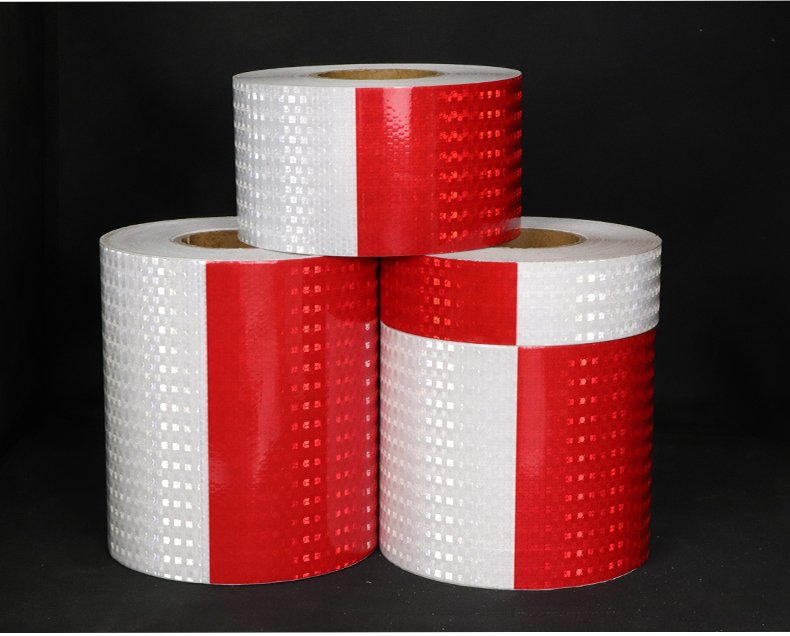 5cm10cm20cm级红白反光贴竖纹反光膜警示反光条夜间防撞贴纸 20cm超强