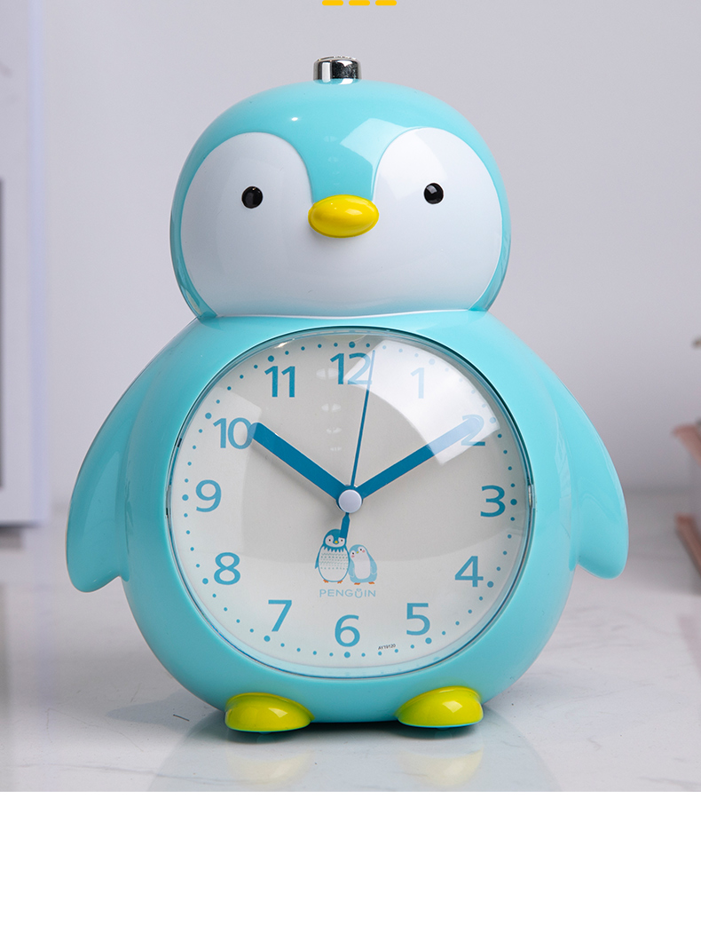 亮宾儿童小闹钟卡通会说话学生用可爱专用懒虫起床兔子多功能智能床头