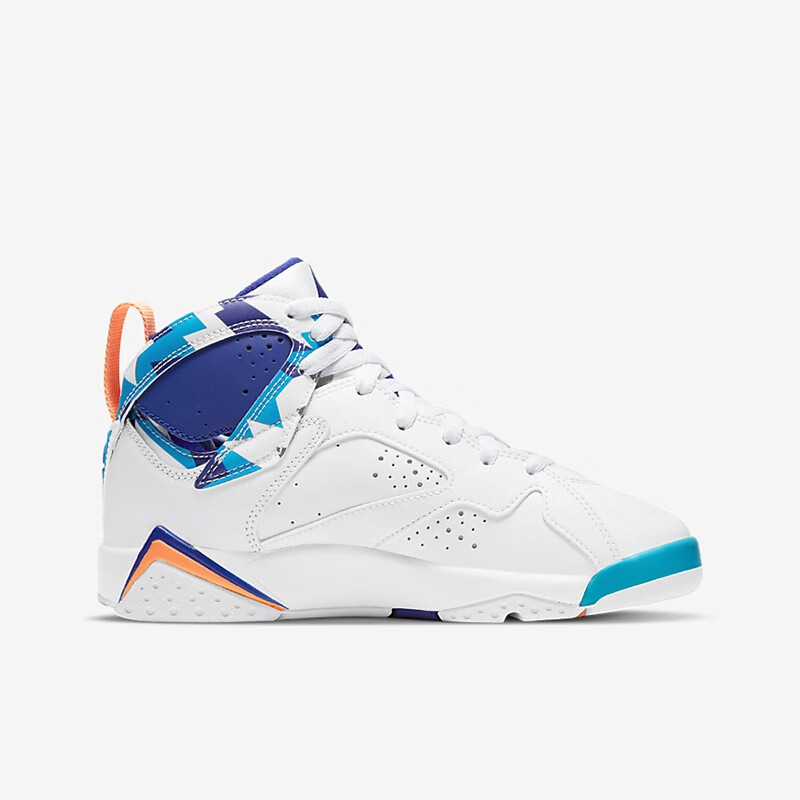 女鞋7 retro aj7白蓝几何 女子高帮休闲运动篮 442960-100 39【图片