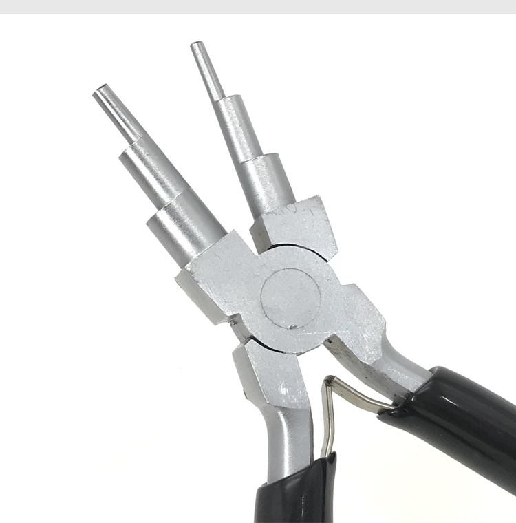 绕线钳铜丝首饰diy专用6六段钳圆嘴有节钳创意手工制作工具绕丝棒