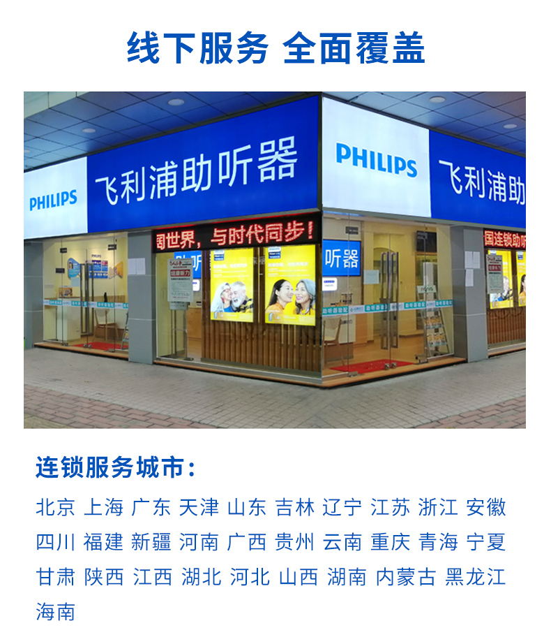 飞利浦(philips)助听器老年人耳聋耳背重度极重度听损