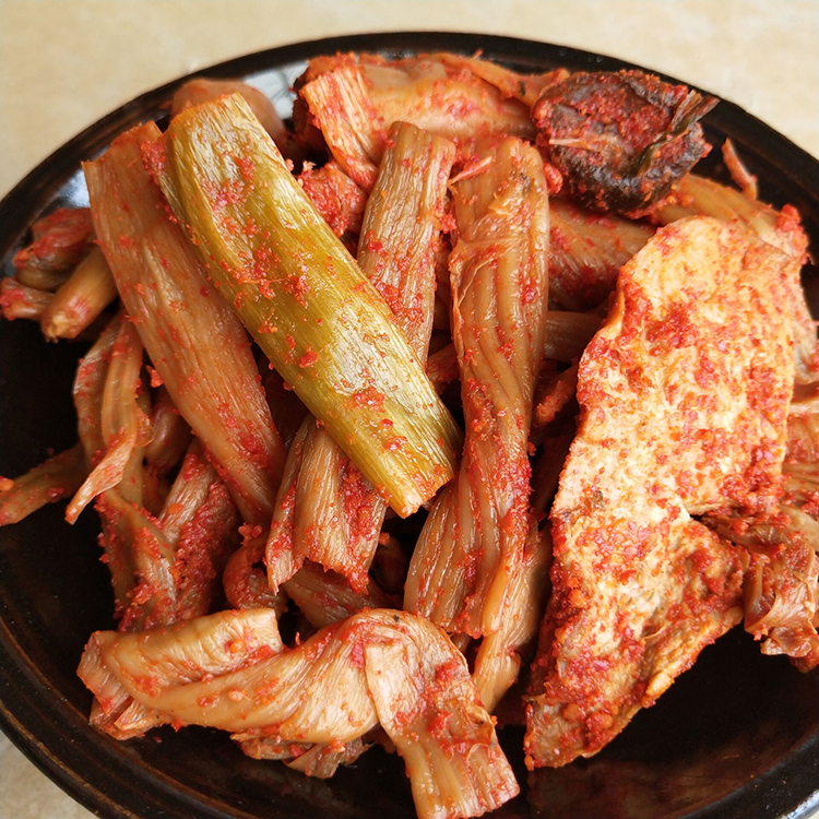 贵溪捺菜江西特产手工奈菜乡下土产品无添加农家腌菜咸菜1斤 咸辣味