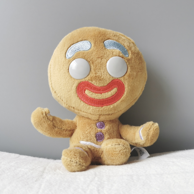 书包挂饰毛绒人气ins呆萌姜饼人公仔毛绒挂件搞怪表情饼干人丑萌玩偶