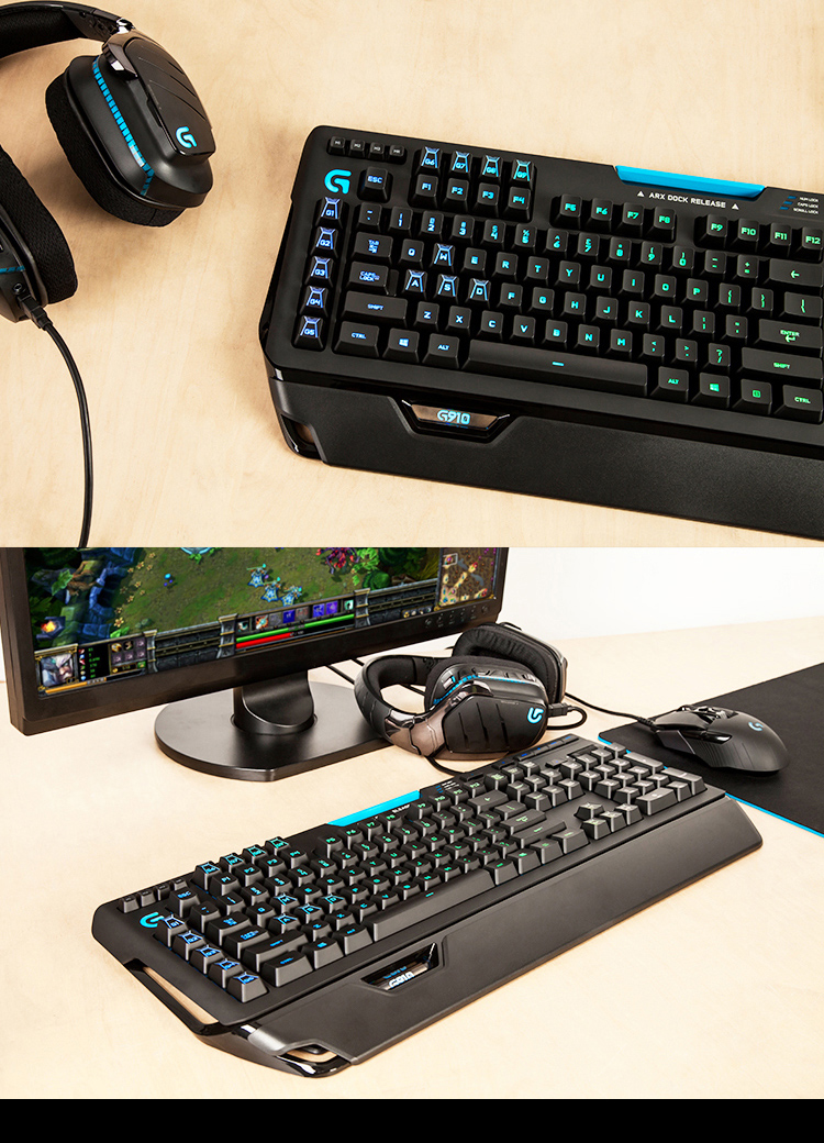 罗技(logitech)罗技(g)g910机械键盘 有线机械键盘 游戏机械键盘 全