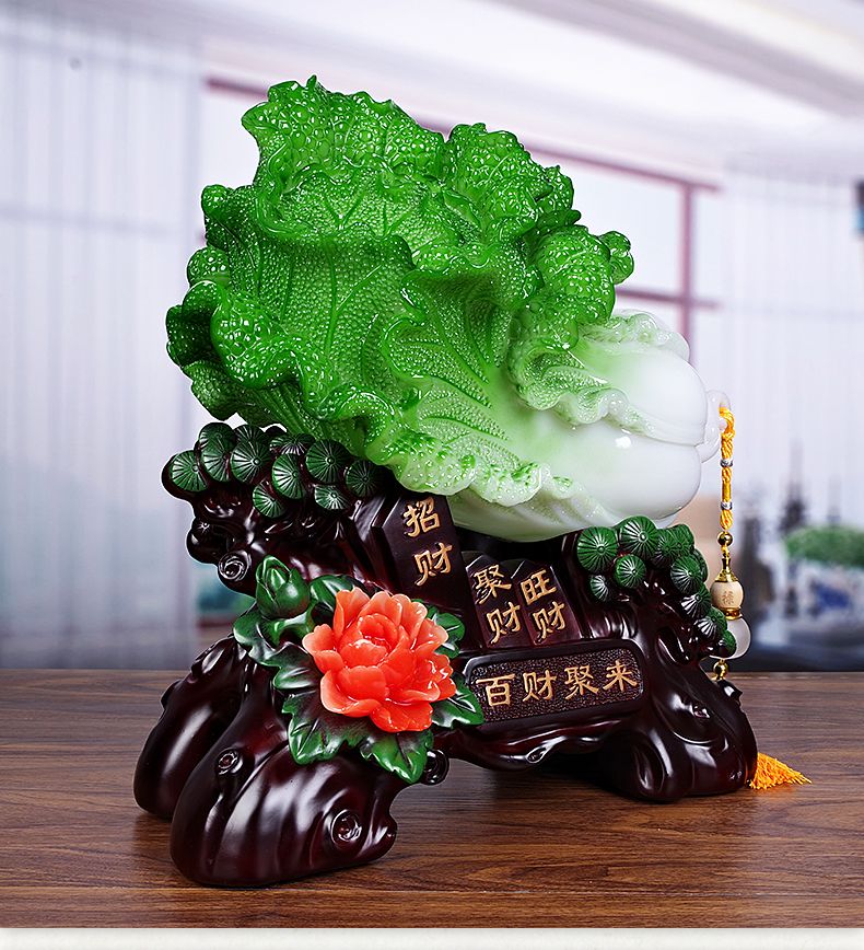 新房迁居乔迁电视柜装饰品开业礼品 中号多福多财(高30厘米)【图片