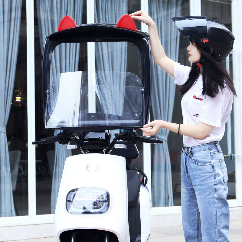 小刀爱玛小鸟牛雅迪两轮电单车电动摩托车雨棚蓬篷电瓶车防晒防雨遮阳