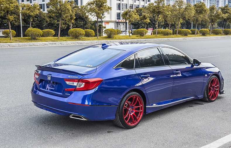 十代雅阁尾翼inspire尾翼改装件英斯派运动专用跑车翼10代免打孔 烤漆