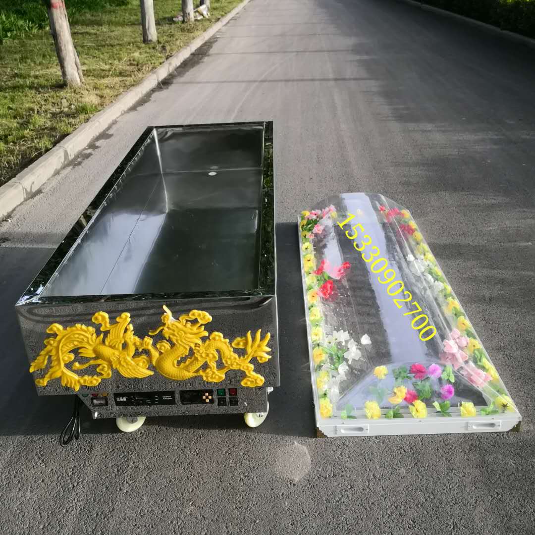 冰棺豪华不锈钢冰棺材冷冻死人专用智能恒温棺冷藏防腐殡葬攸竹 钛金