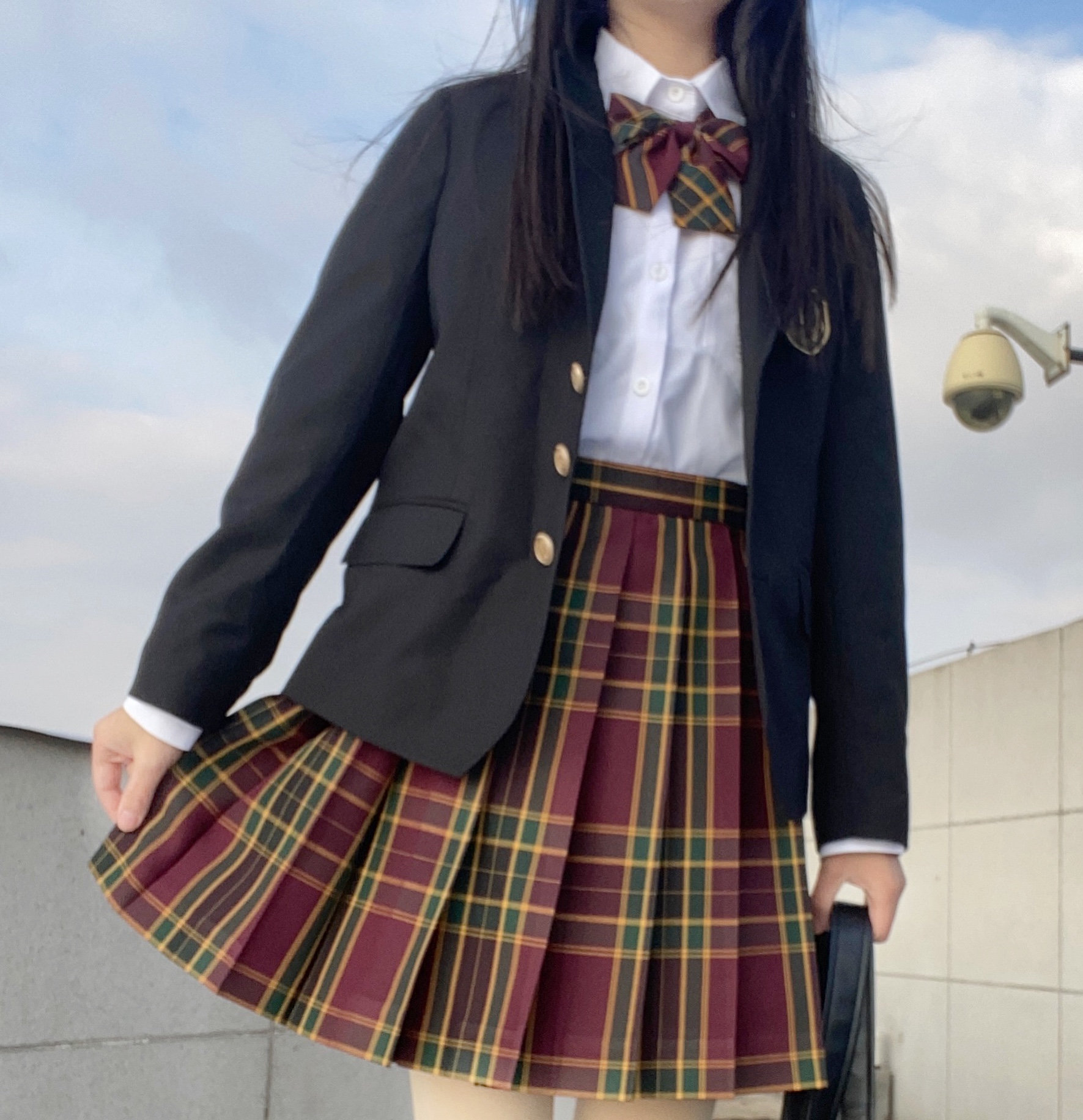 茵美伊山楂树jk制服格裙版套学生套装日系小西服西装外套女春秋冬装