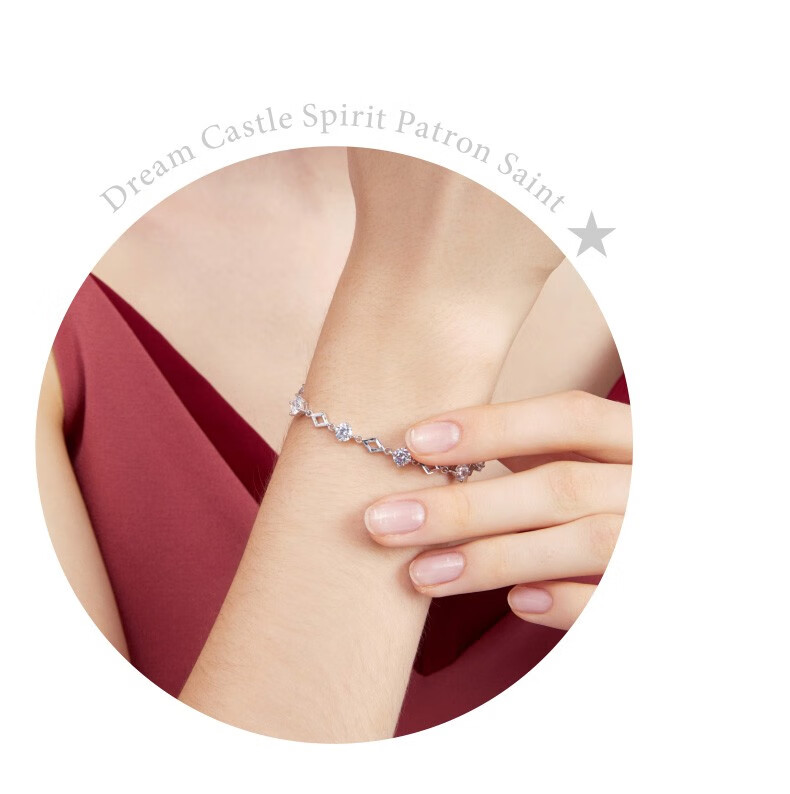 圣雅罗999足银手链女款学生韩版闺蜜首饰女士饰品老婆生日情人节礼物