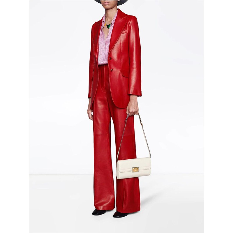 古驰(gucci)女款 皮质西装夹克 629201xn336 44【图片 价格 品牌 报价