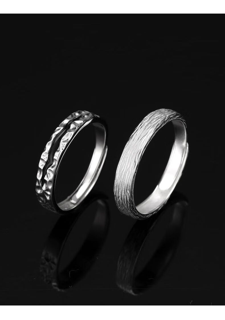 Vintage Designer Ring For Men Snow Motif High End Niche Accessory_voghion.com