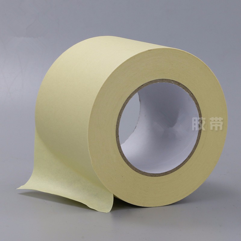 耐超高温280度美纹纸胶带 耐高温不残胶 喷漆烤漆遮蔽皱纹胶纸50m 恋