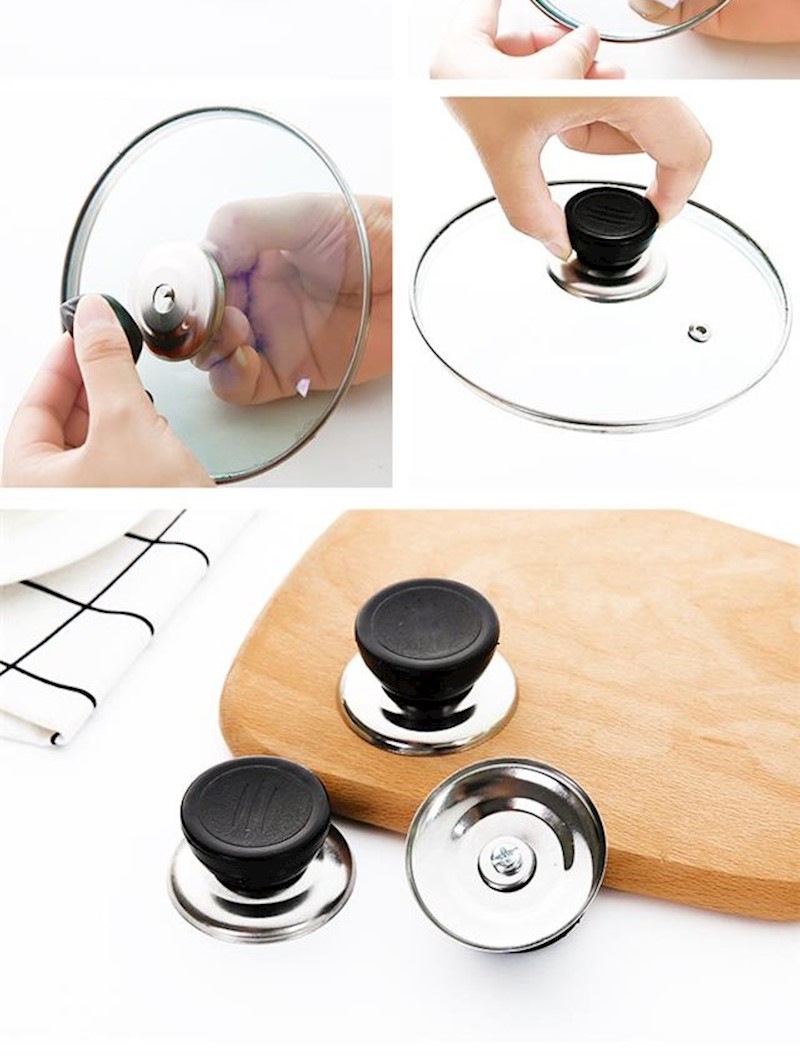 防烫玻璃锅盖把手柄锅盖提手锅盖帽通锅盖头配件 ay101优质款 12个装