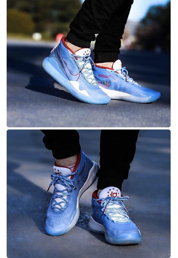 官方旗舰新款杜兰特12代篮球鞋首发黑白全明星kd12战靴耐磨运动鞋