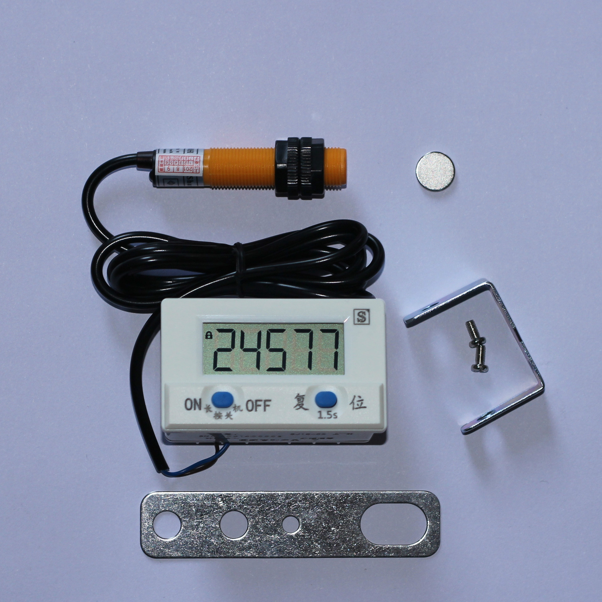 冲床计数器电子数显计数器数字计数器模具计数器sj18-5s 18-5s【图片