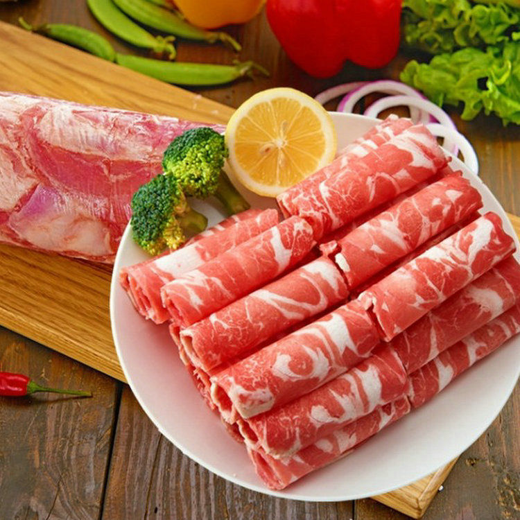 精选新鲜4斤羊肉卷原切羊肉火锅食材肥羊卷生羊肉羊肉片内蒙正宗坏单
