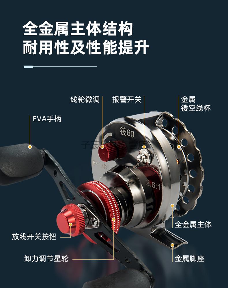 稚曲星 筏钓竿全套软尾船桥钓筏竿筏轮钓鱼竿套装可伸缩小矶钓竿定位